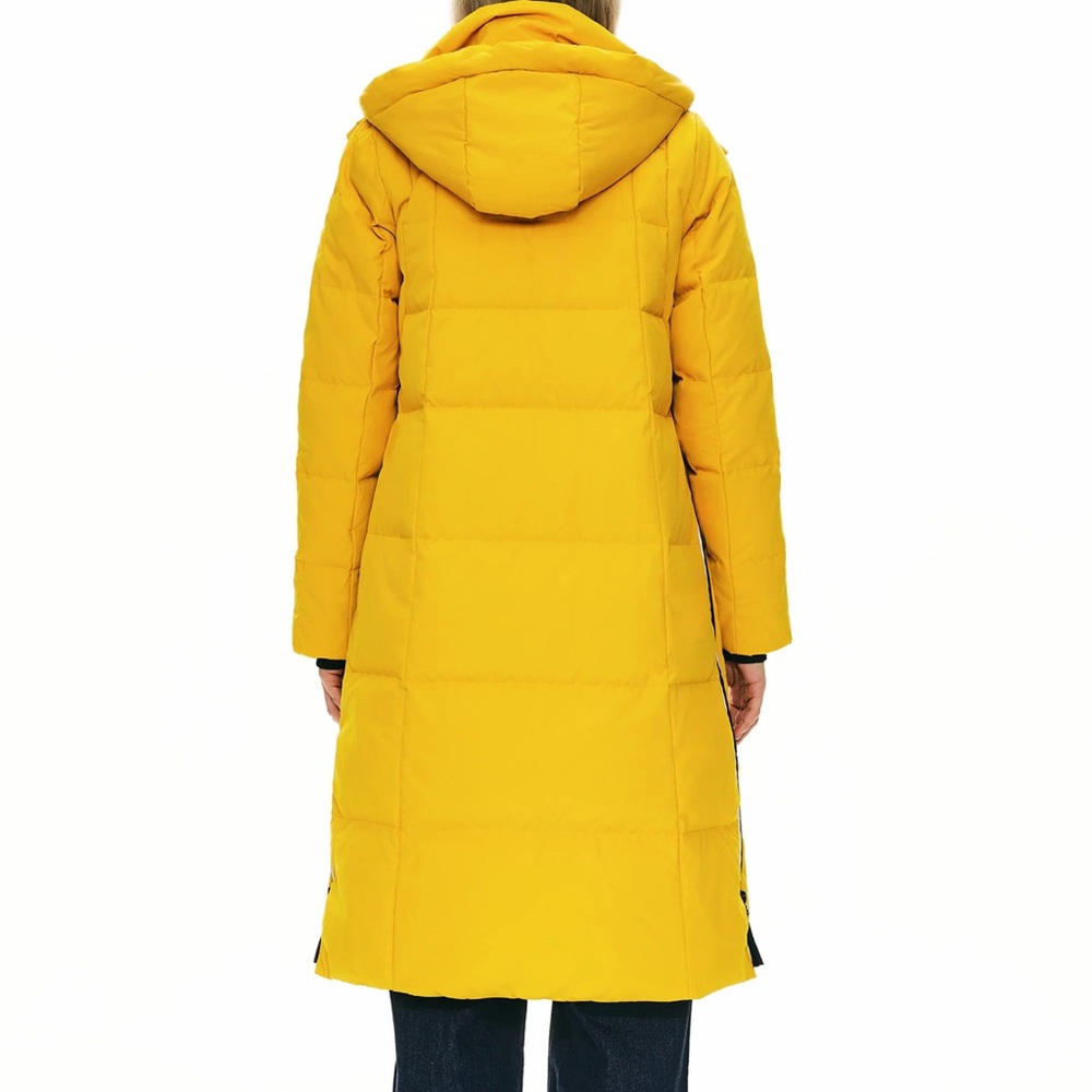 Orolay puffer jacket knee length thick with pockets, side zippers size XL - Picture 3 of 16